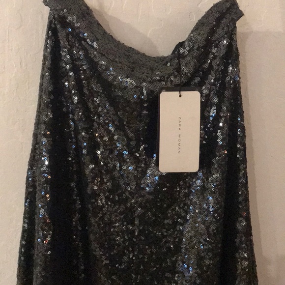 NWT zara sequin midi skirt - Picture 2 of 3